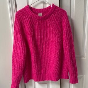 a new day Vibrant Pink Crew Neck Sweater